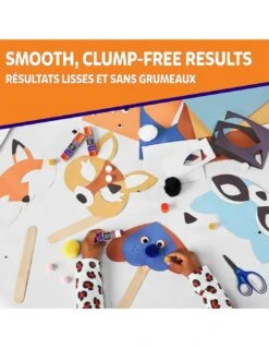 10 Bâtons De Colle Violet Devient Transparent Elmer's -Scolaires Fournitures Magasin 10 batons de colle violet elmer s 3