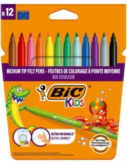 12 Feutres BIC Kids Couleur