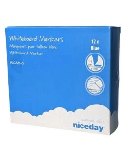 12 Feutres Effaçable Bleu Niceday Pour Tableau Blanc -Scolaires Fournitures Magasin 12 marqueurs large bleu niceday pour tableau blanc 6