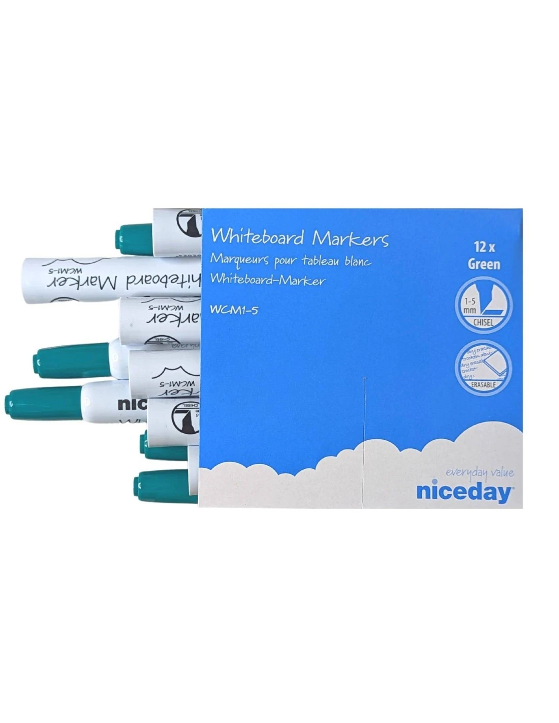 12 Marqueurs Effaçable Vert Niceday Pour Tableau Blanc 3 12 Marqueurs Effaçable Vert Niceday Pour Tableau Blanc