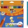 24 Crayons De Couleurs BIC Kids Evolution -Scolaires Fournitures Magasin 24 crayons de couleurs bic kids evolution