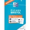 30 Fiches Bristol Oxford 2.0 Scribzee Petits Carreaux 14.8 X 21 Cm