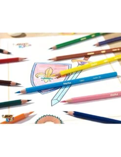 36 Crayons De Couleur BIC Kids Evolution ECOlutions -Scolaires Fournitures Magasin 36 crayons de couleur bic kids evolution ecolutions 1