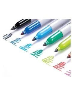 Marqueurs Permanents SHARPIE Pastel Pointe Fine -Scolaires Fournitures Magasin 4 marqueurs permanents pastel a pointe fine sharpie 2