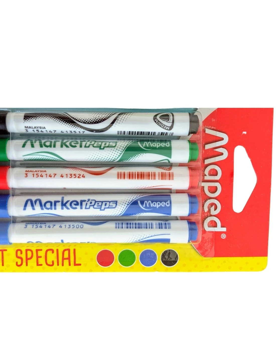 5 Feutres Effaçables Maped Pour Ardoise Ou Tableau Blanc 6 5 Feutres Effaçables Maped Pour Ardoise Ou Tableau Blanc – Image 4