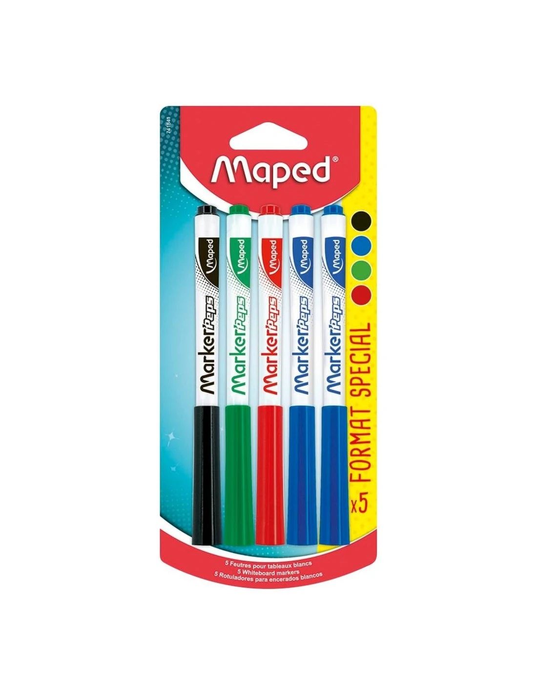 5 Feutres Effaçables Maped Pour Ardoise Ou Tableau Blanc 3 5 Feutres Effaçables Maped Pour Ardoise Ou Tableau Blanc