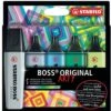 5 Surligneurs STABILO BOSS ORIGINAL ARTY Couleurs Froides -Scolaires Fournitures Magasin 5 surligneurs stabilo boss original arty couleurs froides