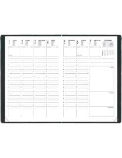 Agenda LECAS Année Civil 2025 Noir 21x29.7 Cm -Scolaires Fournitures Magasin agenda civil 2025 lecas noir 21x297 cm 3