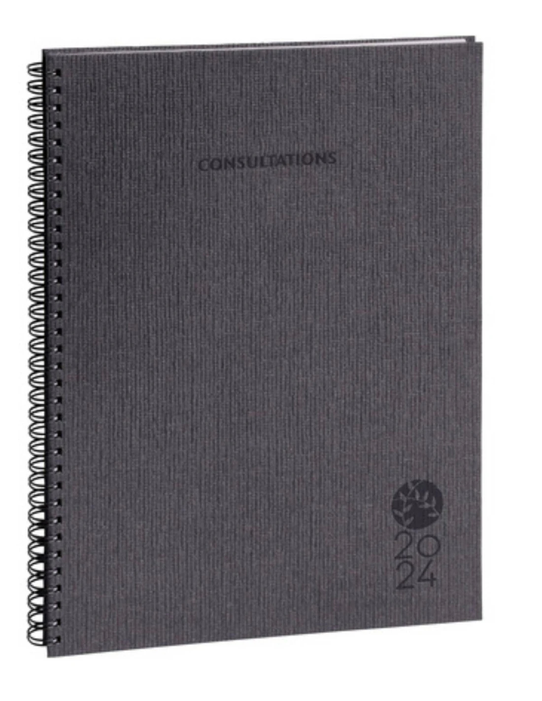 Exacompta Agenda Consultations Spiralé 2025 Forever 29,7 X 21 Cm Semainier - Gris Foncé 3 Exacompta Agenda Consultations Spiralé 2025 Forever 29,7 X 21 Cm Semainier - Gris Foncé