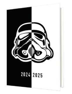 Agenda Scolaire Journalier 2024/2025 Stormtrooper Noir Et Blanc