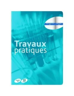 AUCHAN Cahier De Travaux Pratiques Piqué Polypro 21x29,7cm 120 Pages Petits Carreaux