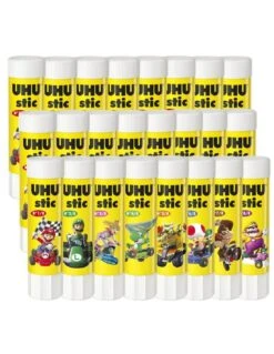 UHU® 24 Batons De Colle UHU 8,2 Gr Mario Kart