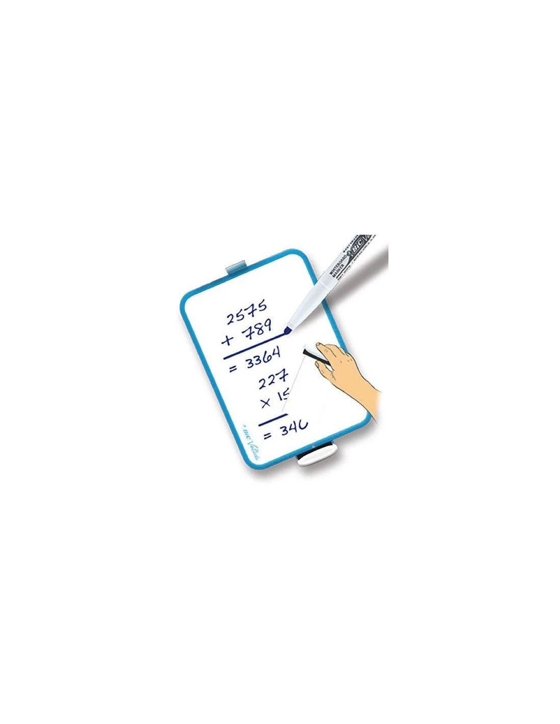 Bic Ardoise Velleda Double Face + Feutre Bleu 5 Bic Ardoise Velleda Double Face + Feutre Bleu – Image 3