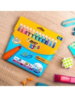 12 Feutres BIC Kids Couleur XL -Scolaires Fournitures Magasin bic kids etui de 12 feutres de coloriage kid couleur xl 5