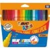18 Feutres BIC KIDS Coloriage Visa -Scolaires Fournitures Magasin bic kids etui de 18 feutres de coloriage visa