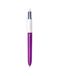 Stylo BIC 4 Couleurs Shine Violet -Scolaires Fournitures Magasin bic stylo 4 couleur shine violet 3