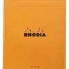 RHODIA Bloc Notes N°18 Réglure Uni 80 Feuilles Orange -Scolaires Fournitures Magasin bloc rhodia n 18 orange reglure unie 80 feuillets