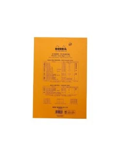 Bloc Rhodia N°119 Orange Ligné + Marge Yellow - 80 Feuillets -Scolaires Fournitures Magasin bloc rhodia n°119 orange ligne marge yellow 80 feuillets 3