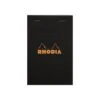 Bloc Rhodia N°14 Black Petits Carreaux - 80 Feuillets