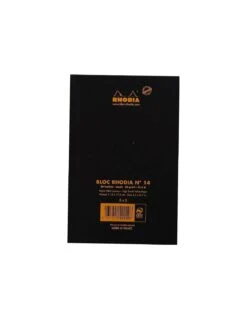 Bloc Rhodia N°14 Black Petits Carreaux - 80 Feuillets 7 Bloc Rhodia N°14 Black Petits Carreaux - 80 Feuillets -Scolaires Fournitures Magasin bloc rhodia n°14 black petits carreaux 80 feuillets 2