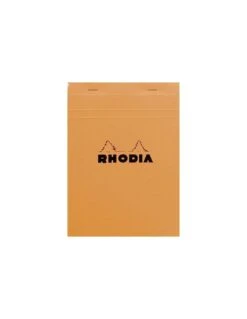 Bloc Rhodia N°16 Orange Petits Carreaux - 80 Feuillets