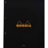 Bloc Rhodia N°20 Black Ligné + Marge Perforé 4 Trous - 80 Feuillets 2 Bloc Rhodia N°20 Black Ligné + Marge Perforé 4 Trous - 80 Feuillets -Scolaires Fournitures Magasin bloc rhodia n°20 black ligne marge perfore 80 feuillets