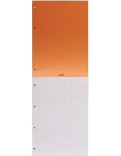 Bloc Rhodia N°20 Orange Séyès - 80 Feuillets Perforés 4 Trous -Scolaires Fournitures Magasin bloc rhodia n°20 orange seyes 80 feuillets perfores 4 trous 2