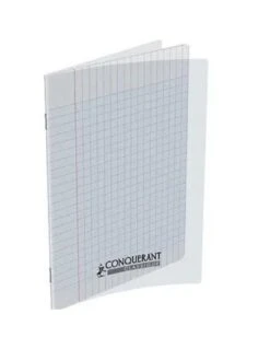 Cahier Conquerant 17x22 Cm Incolore 192p Séyès Polypro