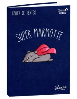 Cahier De Textes "Super Marmotte" 21 X 15 Cm