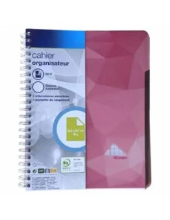 Cahier Etudiant à Spirale Organisateur 180 Pages 3 Intercalaires
