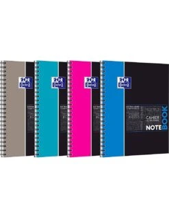 Oxford NoteBook Cahier à Spirales A4+ 160 Pages 5x5 Mm