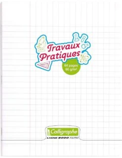 Cahier Travaux Pratiques 64 Pages 17x 22 Cm Polypro Calligraphe