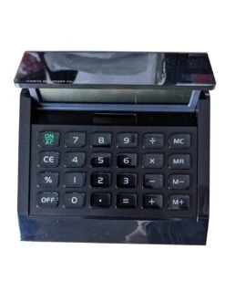 Calculatrice De Bureau Solaire Noir