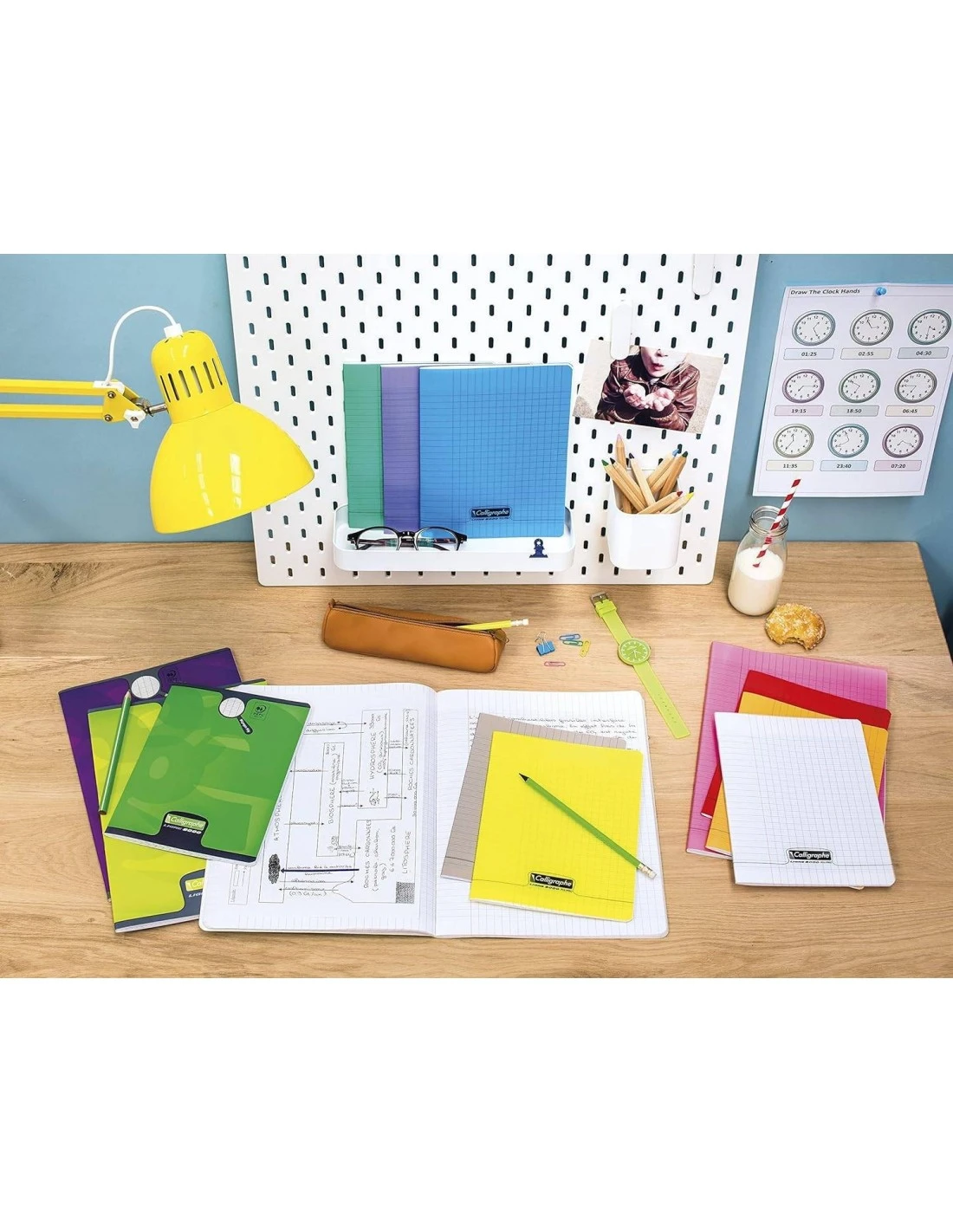 Calligraphe Cahier Incolore- 24x32 Cm - 48 Pages Petits Carreaux 4 Calligraphe Cahier Incolore- 24x32 Cm - 48 Pages Petits Carreaux – Image 2