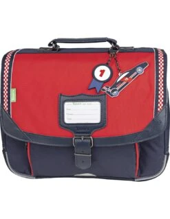 Cartable 35 Cm Tann's Les Signatures Noé Rouge/Bleu