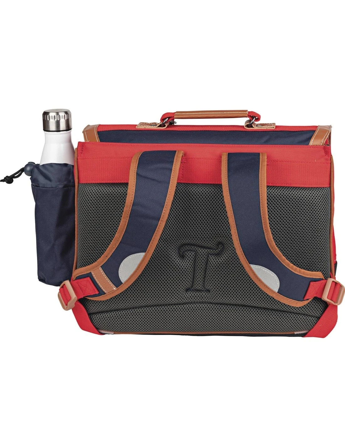 Cartable Tann's 38 Cm Avec Poche Gourde Arthur Bleu/Rouge 6 Cartable Tann's 38 Cm Avec Poche Gourde Arthur Bleu/Rouge – Image 4