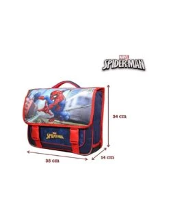 Cartable Spiderman City 2 Compartiments -Scolaires Fournitures Magasin cartable 38 cm spiderman 2 compartiments 4
