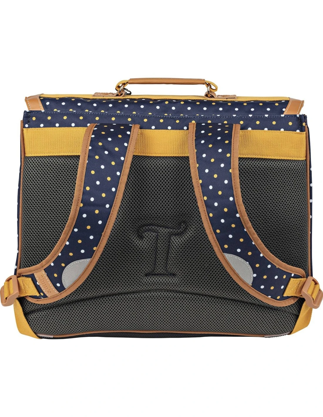 Cartable 41 Cm Tann's Les Fantaisies Faustine Bleu/ Moutarde 4 Cartable 41 Cm Tann's Les Fantaisies Faustine Bleu/ Moutarde – Image 2