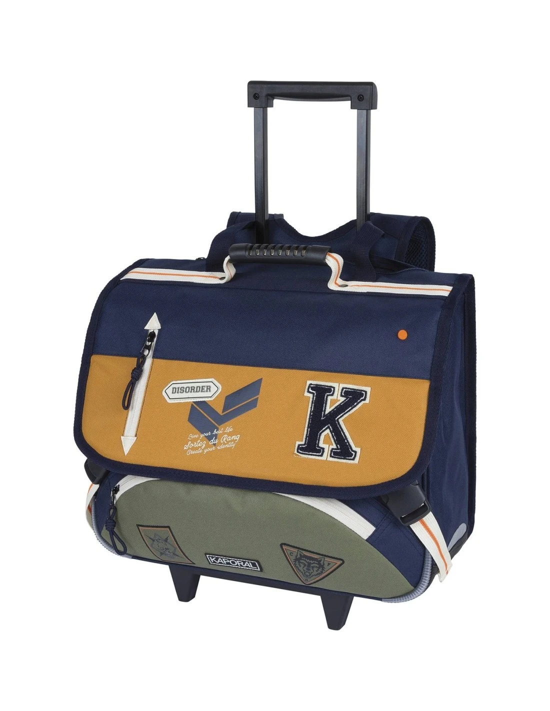 Cartable à Roulette Kaporal 41 Cm 3 Cartable à Roulette Kaporal 41 Cm