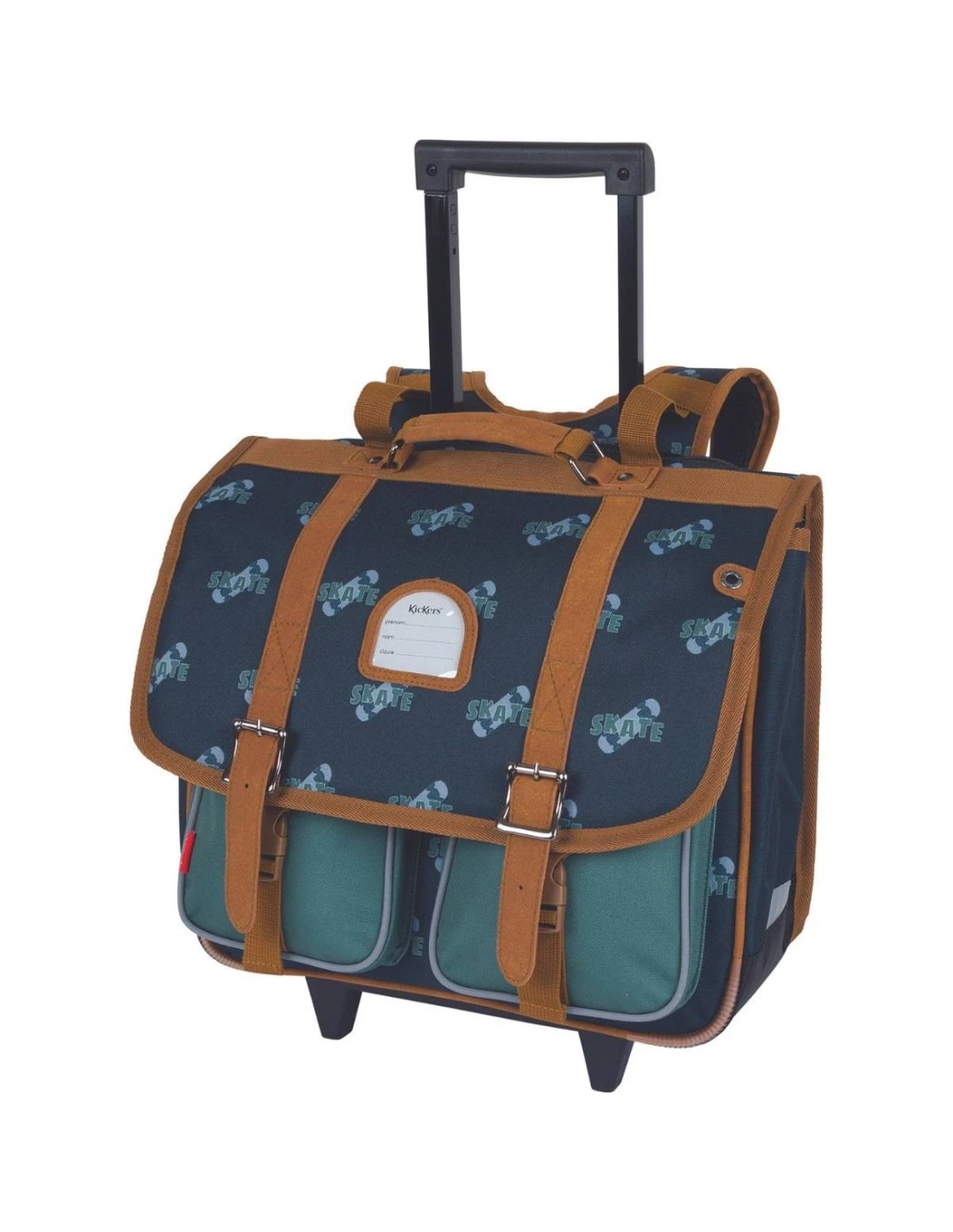Cartable à Roulette Kickers Boy Skate 3 Cartable à Roulette Kickers Boy Skate