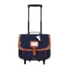 Cartable à Roulette Tann's 38 Cm Camille Bleu Uni 1 Cartable à Roulette Tann's 38 Cm Camille Bleu Uni -Scolaires Fournitures Magasin cartable a roulette tann s garcon 38 cm camille