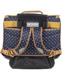 Cartable à Roulettes 38 Cm Tann's Faustine Bleu/ Moutarde -Scolaires Fournitures Magasin cartable a roulettes 38 cm tann s faustine bleu moutarde 2