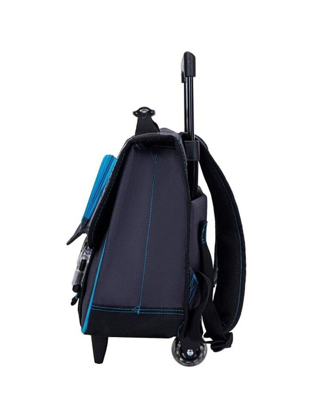 Cartable à Roulettes OLYMPIQUE DE MARSEILLE Anthracite 41cm 4 Cartable à Roulettes OLYMPIQUE DE MARSEILLE Anthracite 41cm – Image 2