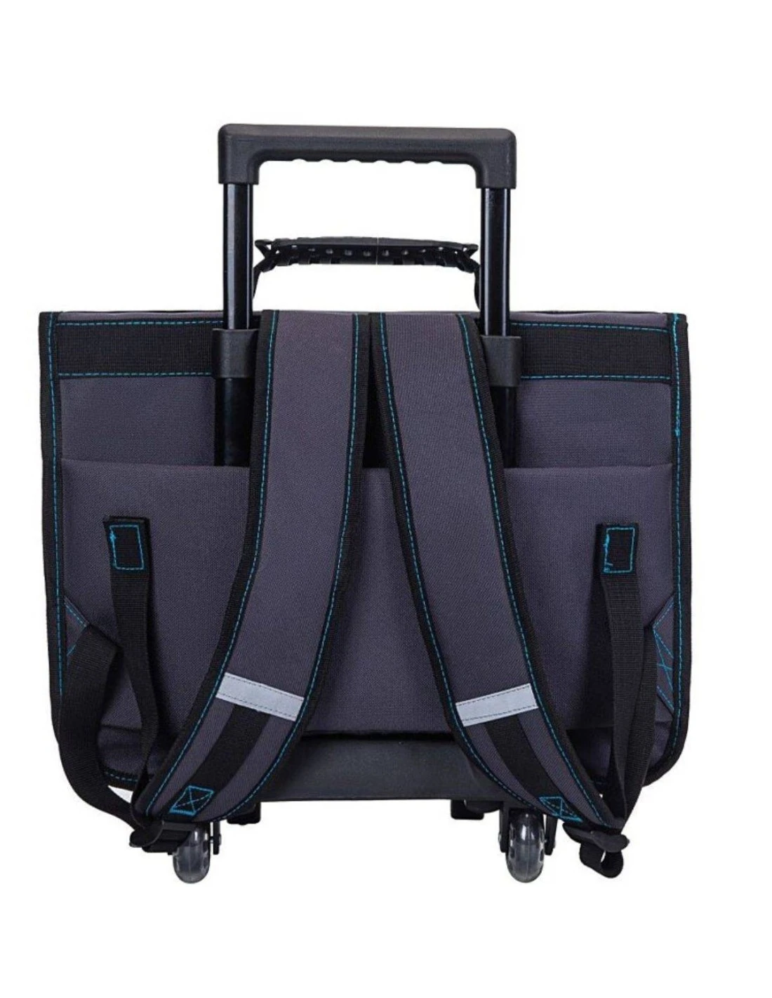 Cartable à Roulettes OLYMPIQUE DE MARSEILLE Anthracite 41cm 5 Cartable à Roulettes OLYMPIQUE DE MARSEILLE Anthracite 41cm – Image 3