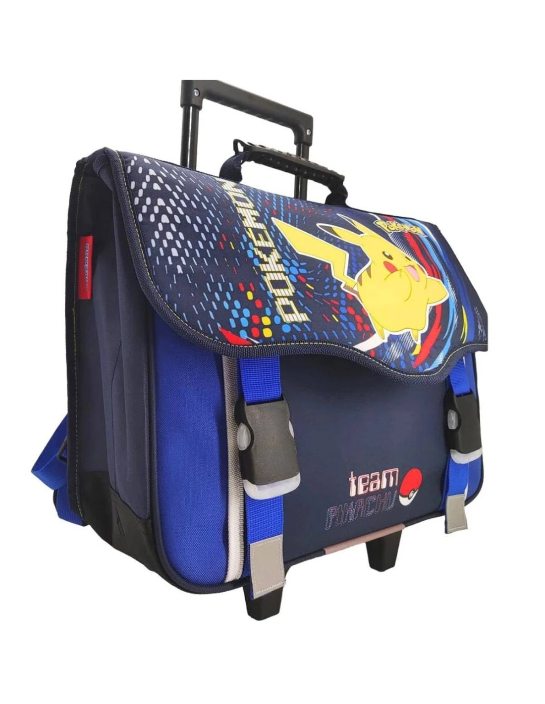 POKEMON Cartable à Roulettes Pokémon 2 Compartiments Team Pikachu 5 POKEMON Cartable à Roulettes Pokémon 2 Compartiments Team Pikachu – Image 3