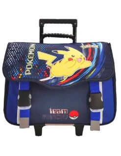 POKEMON Cartable à Roulettes Pokémon 2 Compartiments Team Pikachu