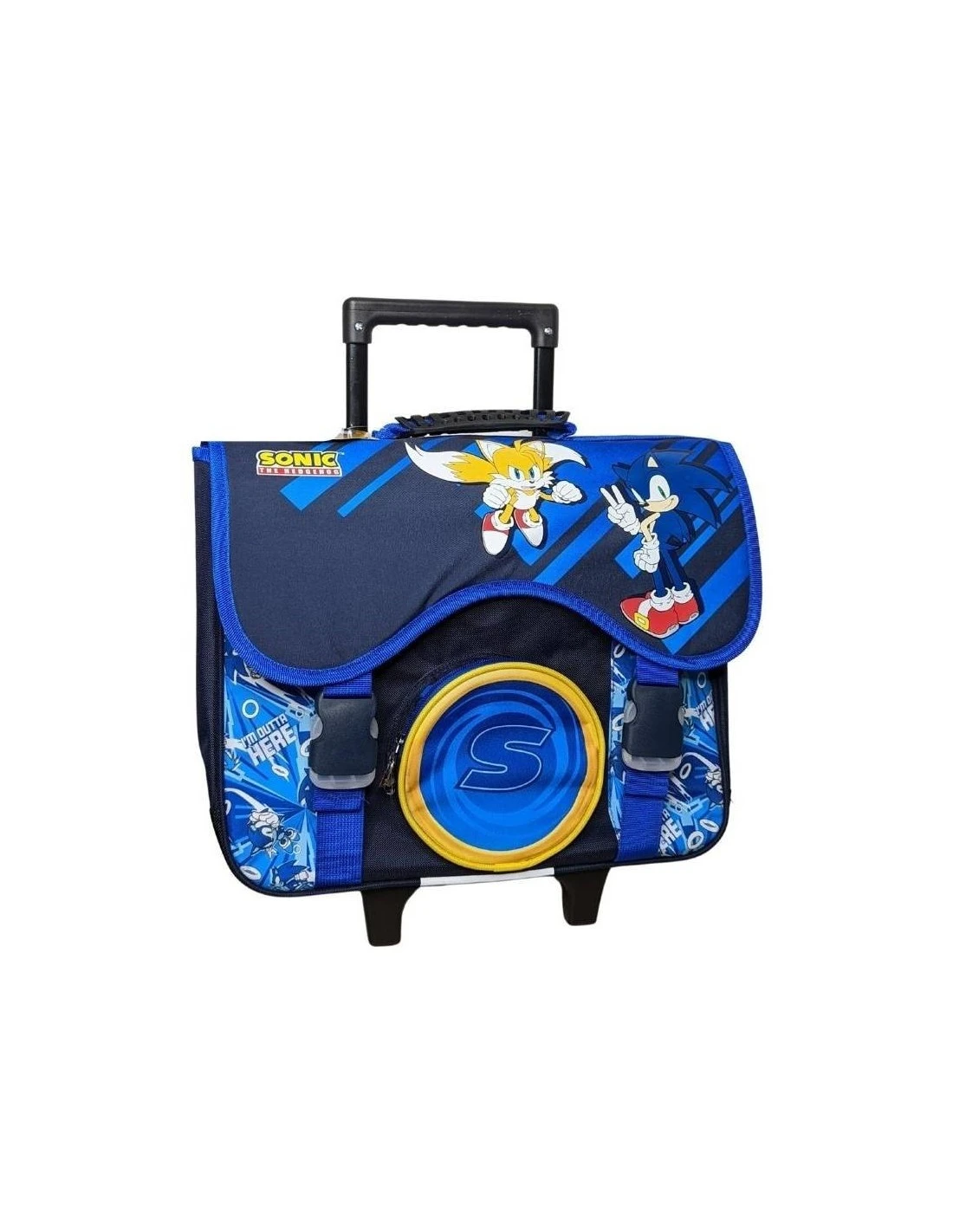 Cartable à Roulettes Sonic Premium 41 Cm 2 Compartiments 4 Cartable à Roulettes Sonic Premium 41 Cm 2 Compartiments – Image 2