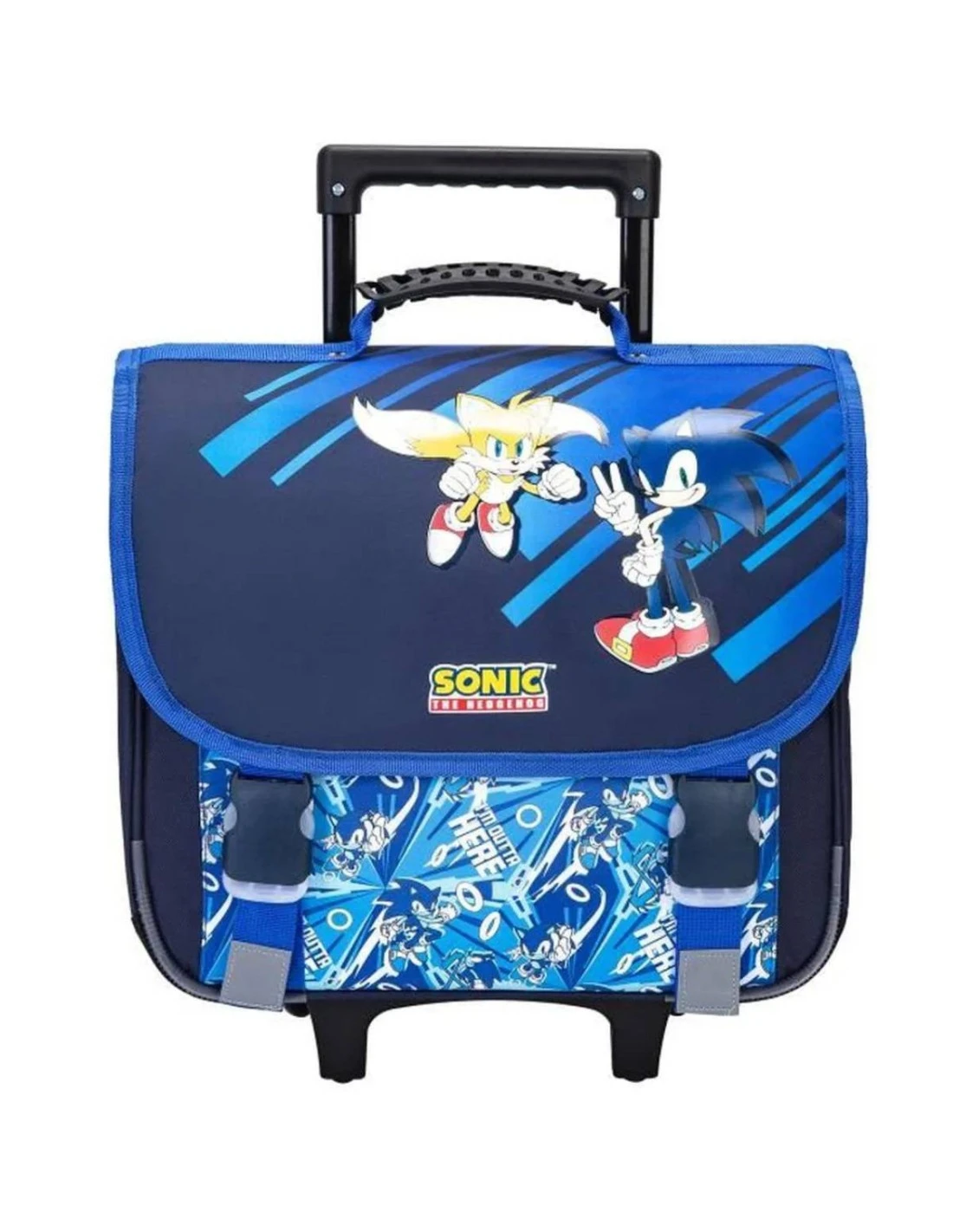 Cartable à Roulettes Sonic Premium 38 Cm 2 Compartiments 4 Cartable à Roulettes Sonic Premium 38 Cm 2 Compartiments – Image 2