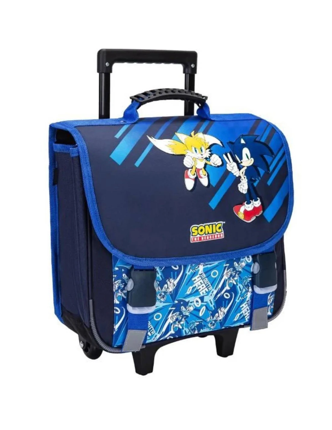 Cartable à Roulettes Sonic Premium 38 Cm 2 Compartiments 3 Cartable à Roulettes Sonic Premium 38 Cm 2 Compartiments