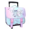 Cartable à Roulettes Stitch Et Angel 38 Cm